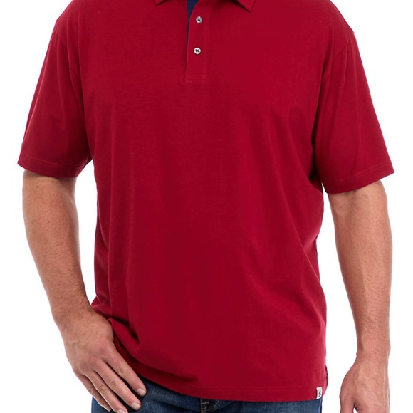 Southern Proper Crimson Polo - Picture 1 of 7